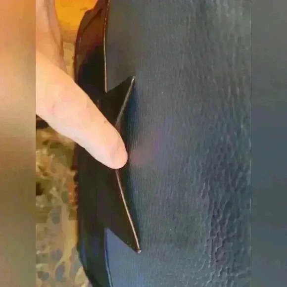 Michael Kors 2tone Blue leather bag - Picture 6 of 11